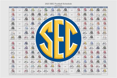 2023 sec football schedule pdf